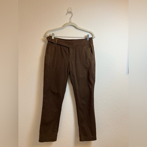 Ralph Lauren Women Dark Brown Chinos - Picture 1 of 10